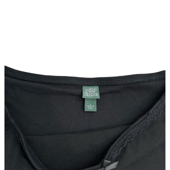 Wild Fable Black Off The Shoulder Long Sleeve Dress Size L - Picture 5 of 5